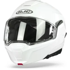 HJC I100 Donker Wit Systeemhelm -Motorfietsuitrusting Winkel hjc i100 white frontpage