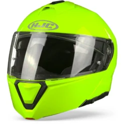 HJC I90 Geel Systeemhelm -Motorfietsuitrusting Winkel hjc i90 solid yellow frontpage