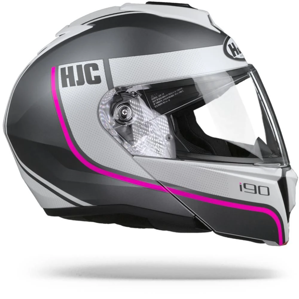 HJC I90 Davan Roze Systeemhelm 2 HJC I90 Davan Roze Systeemhelm - Afbeelding 2