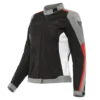 Dainese Hydraflux 2 Air Lady D-Dry Jacket Black Charcoal Gray Lava Red