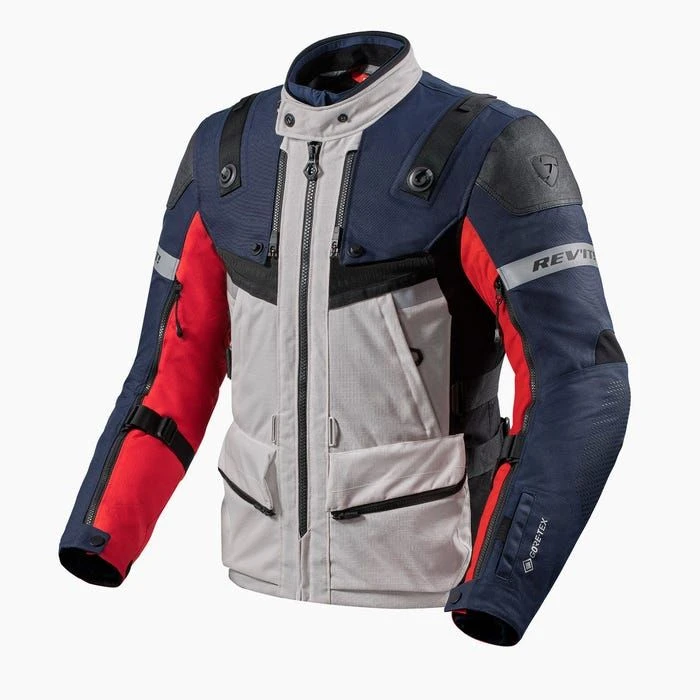 REV'IT! Jacket Defender 3 GTX Red Blue 2 REV'IT! Jacket Defender 3 GTX Red Blue - Afbeelding 2