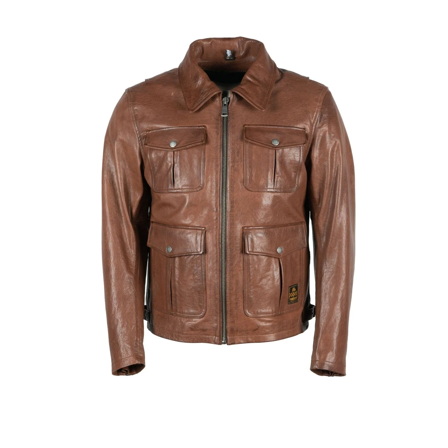 Helstons Joey Leather Rag Brown Jacket 2 Helstons Joey Leather Rag Brown Jacket - Afbeelding 2
