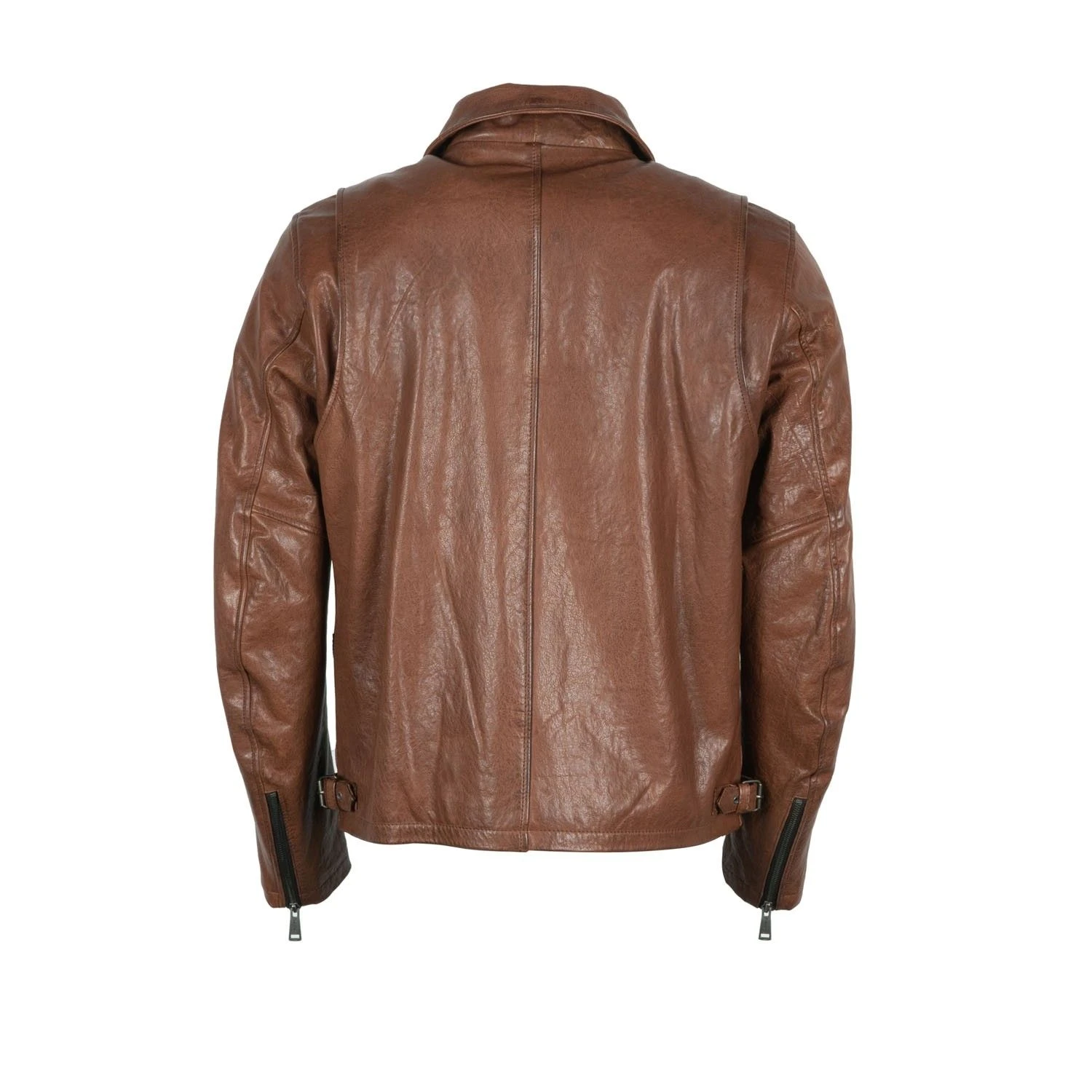 Helstons Joey Leather Rag Brown Jacket 1 Helstons Joey Leather Rag Brown Jacket