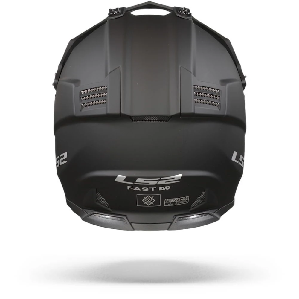 LS2 MX437 Fast Evo Mat Zwart Crosshelm 5 LS2 MX437 Fast Evo Mat Zwart Crosshelm - Afbeelding 5