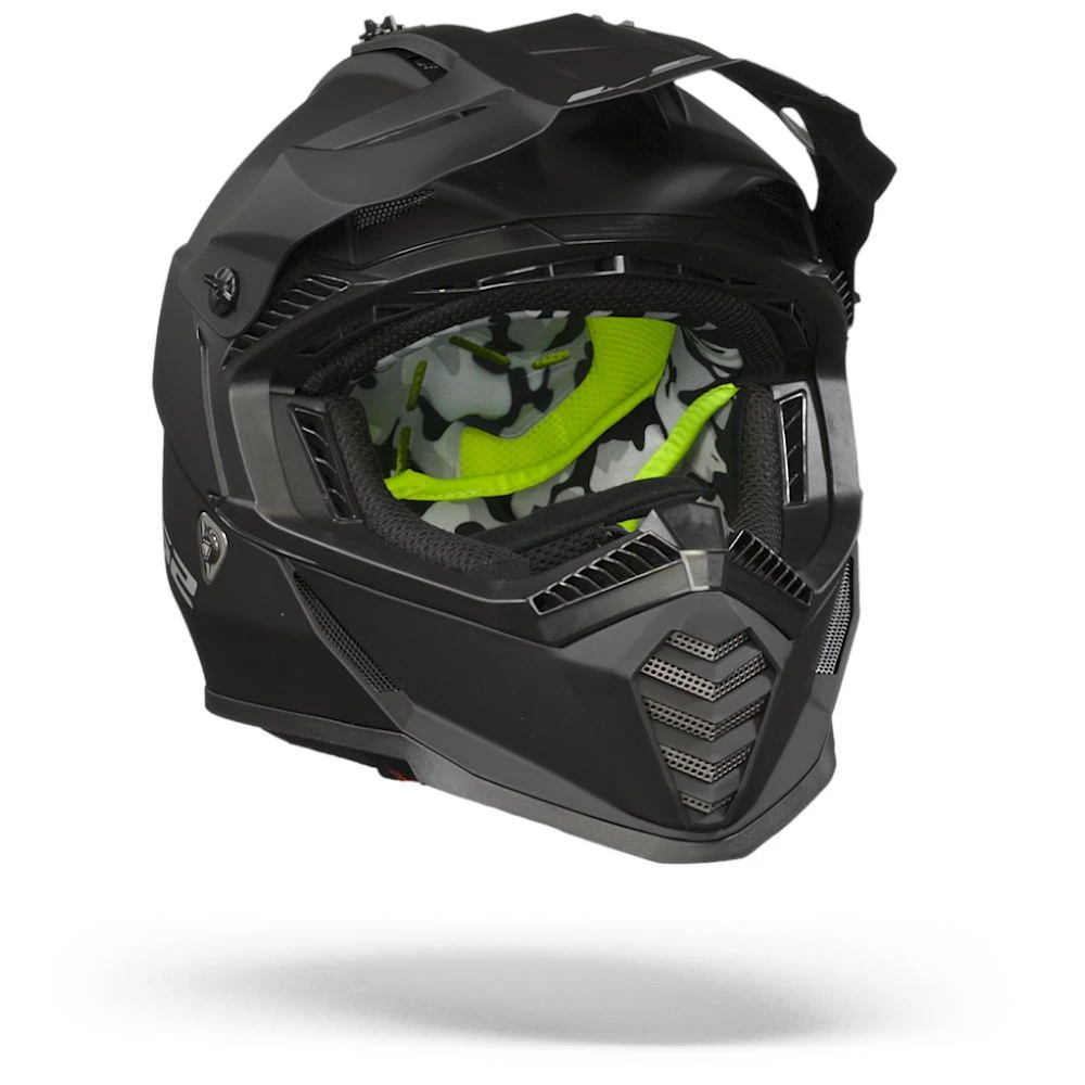 LS2 MX437 Fast Evo Mat Zwart Crosshelm 1 LS2 MX437 Fast Evo Mat Zwart Crosshelm