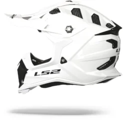 LS2 MX700 Subverter Single Mono Glanzend Wit Crosshelm
