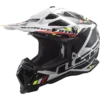 LS2 MX700 Subverter Stomp Wit Zwart Crosshelm