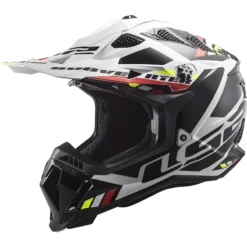 LS2 MX700 Subverter Stomp Wit Zwart Crosshelm