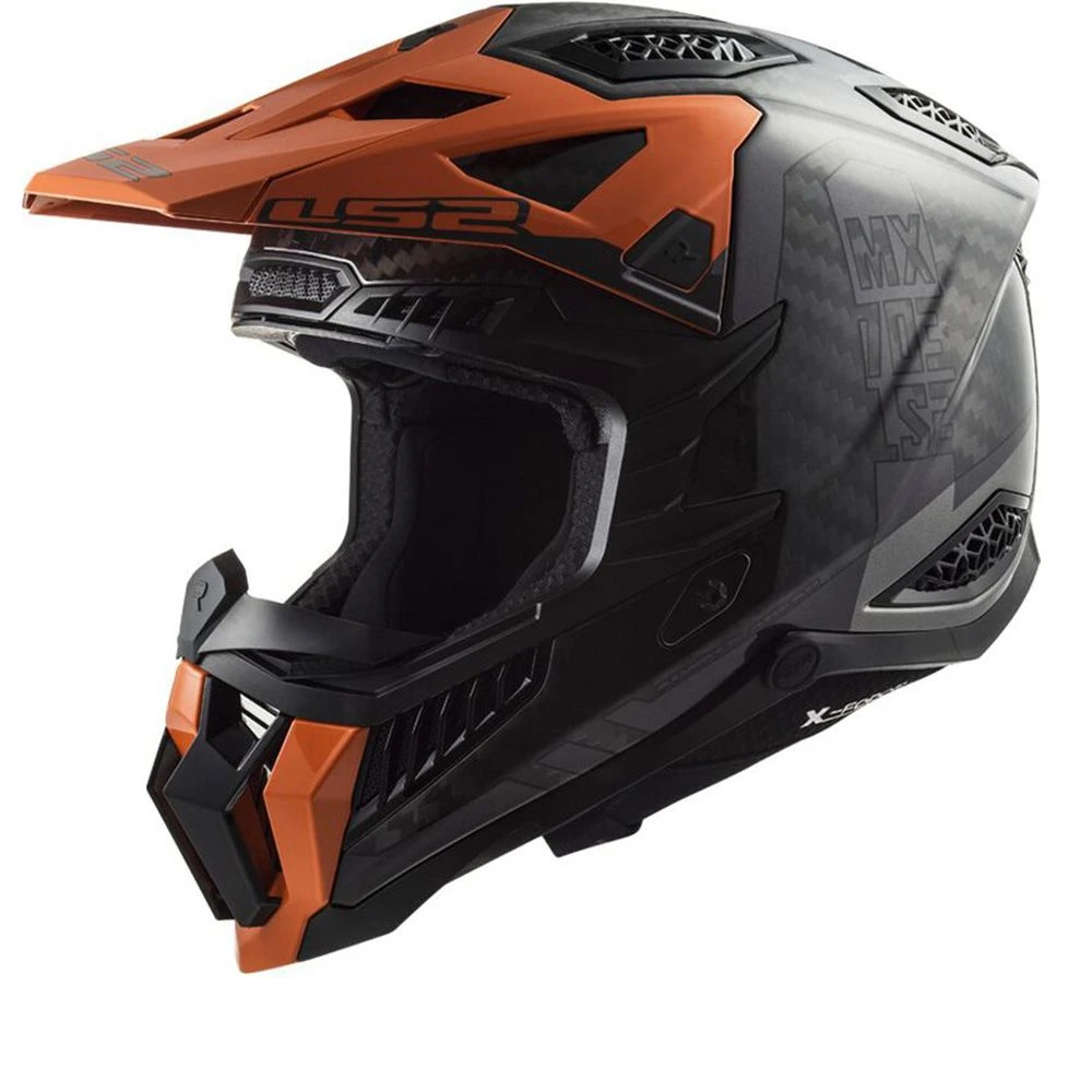 LS2 MX703 C X-Force Victory Titanium Orange 1 LS2 MX703 C X-Force Victory Titanium Orange