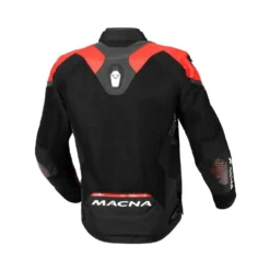 Macna Novic Black Red Jackets Textile Summer
