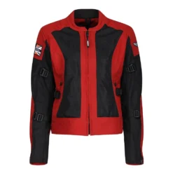 Motogirl Jodie Mesh Jacket Red Black -Motorfietsuitrusting Winkel motogirl jodie mesh jacket red black 1