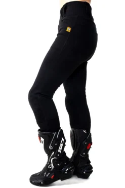 MotoGirl Ribbed Knees Short Full