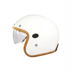Helstons Naked Carbon Fiber Blanc Jethelm -Motorfietsuitrusting Winkel naked carbon white helmet