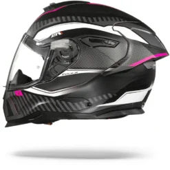 Nexx SX.100R Skidder Zwart Roze Mat Integraalhelm -Motorfietsuitrusting Winkel nexx sx 100r skidder black pink mt.11