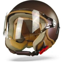Nexx SX.60 Jazzy Brown Choc Mat Jethelm -Motorfietsuitrusting Winkel nexx sx60 jazzy brown choc mt frontpage