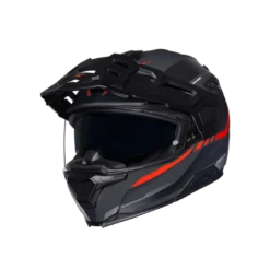 Nexx X.Vilijord Continental Grijs Rood Matt Systeemhelm -Motorfietsuitrusting Winkel nexx x vj continental grey red matt