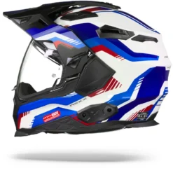 Nexx X.WED2 Columbus Blauw Rood Adventure Helm -Motorfietsuitrusting Winkel nexx x wed2 columbus blue red.11 1