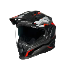 Nexx X.Wed2 Columbus Rood Grijs Adventure Helm
