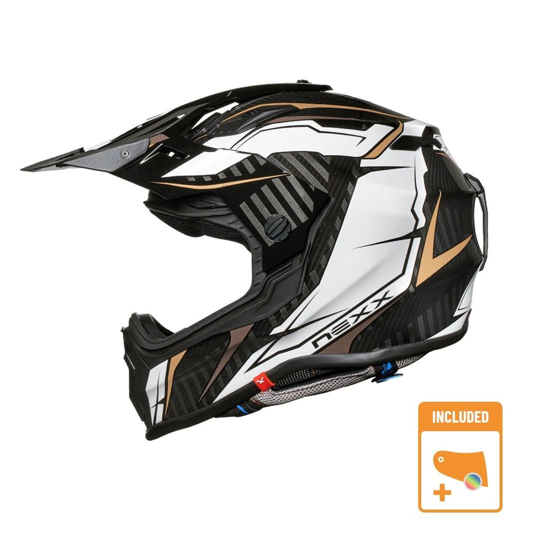 Nexx X.Wrl Atika Wit Goud Adventure Helm 1 Nexx X.Wrl Atika Wit Goud Adventure Helm