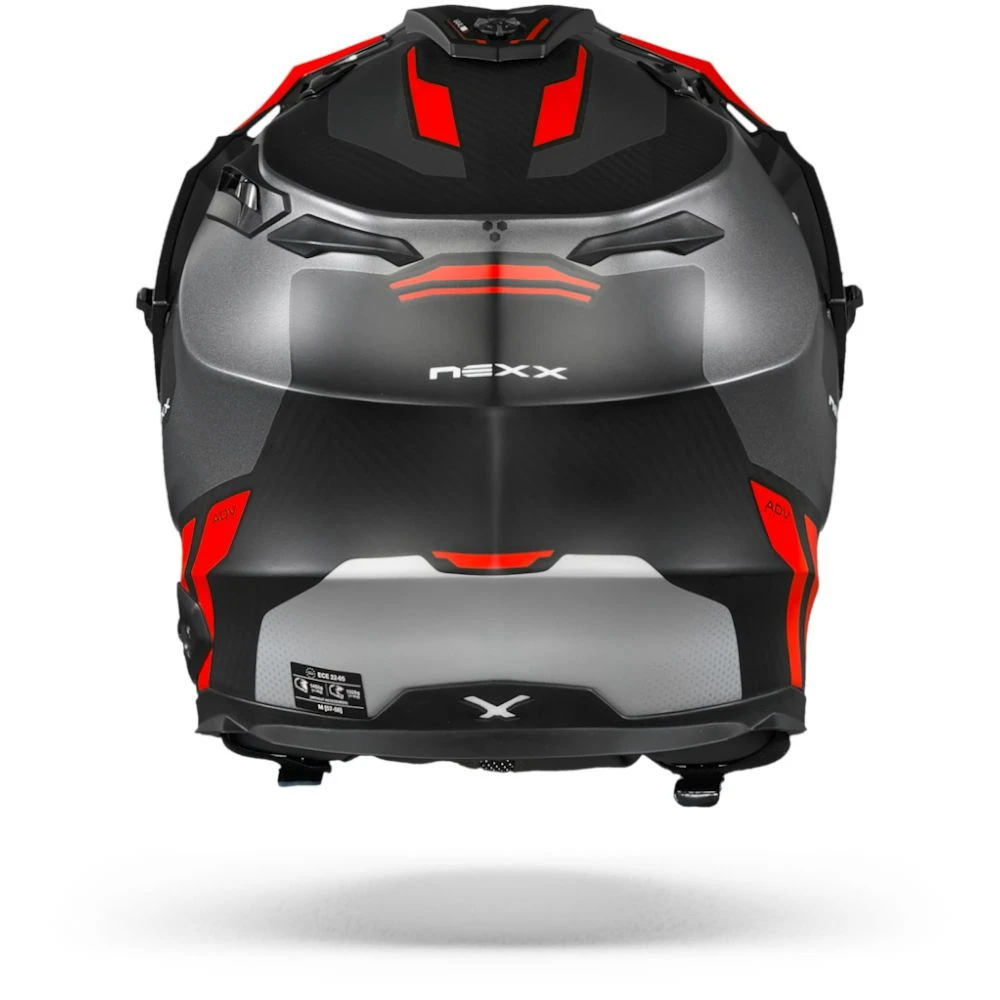 Nexx X.WED2 Vaal Grijs Rood Mat Adventure Helm 1 Nexx X.WED2 Vaal Grijs Rood Mat Adventure Helm