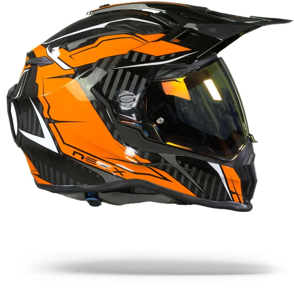 Nexx X.WRL Atika Oranje Grijs Adventure Helm 5 Nexx X.WRL Atika Oranje Grijs Adventure Helm - Afbeelding 5