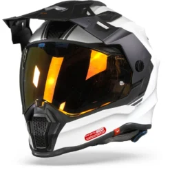 Nexx X.WRL FullWhite Adventure Helm -Motorfietsuitrusting Winkel nexx x.wrl full white frontpage