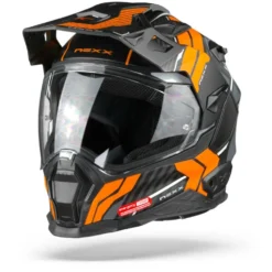Nexx X.WED2 Wild Country Zwart Oranje Mat Adventure Helm -Motorfietsuitrusting Winkel nexx x.wed2 wild country black orange matt.04 1