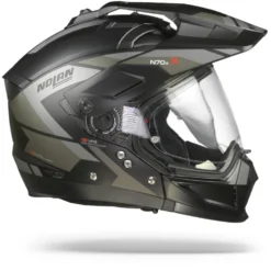 Nolan N70-2 X Grandes Alpes 21 Flat Zwart Grijs Multihelm