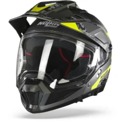 Nolan N70-2 X Torpedo N-Com 43 Mat Lava Grijs Geel Multihelm
