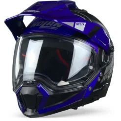 Nolan N70-2 X Decurio 32 Flat Zwart Blauw Zilver Antraciet Multihelm -Motorfietsuitrusting Winkel nolann70 2x decurio32 flatblackbluesilver frontpage