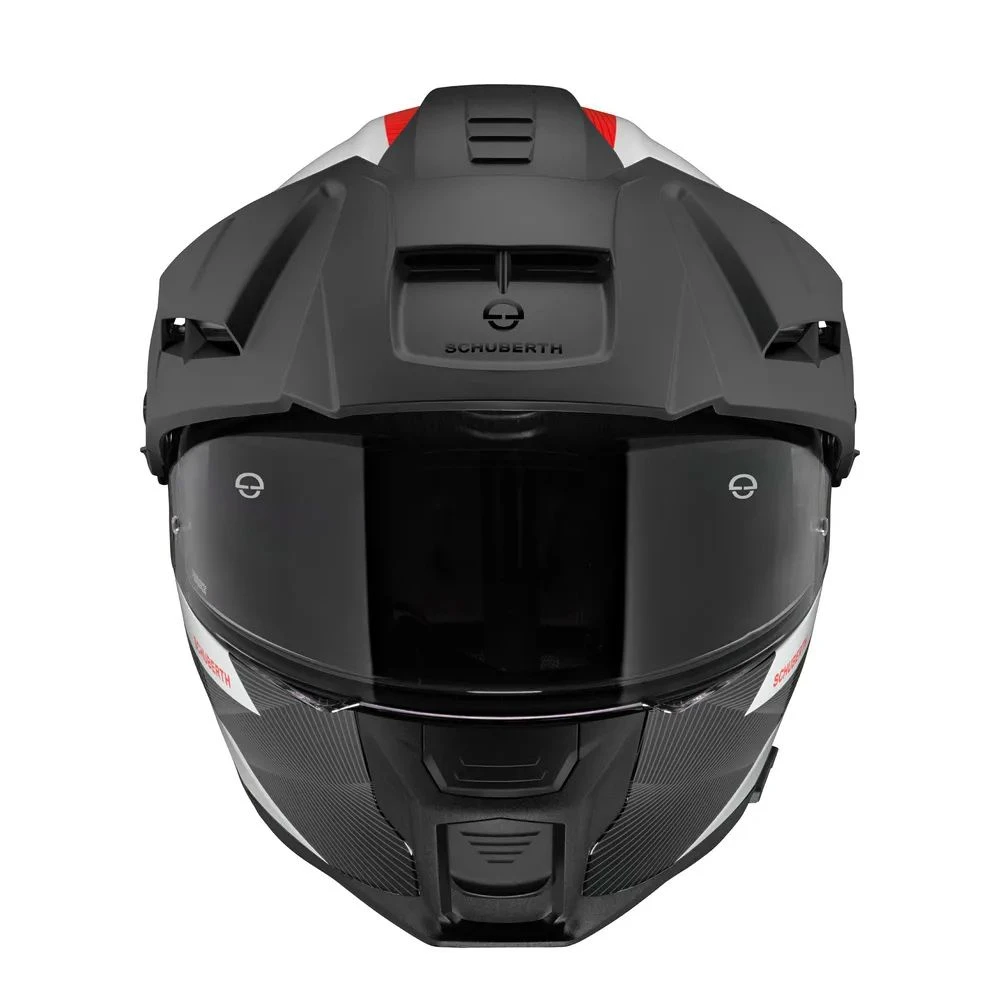 Schuberth E2 Defender Wit Blauw Systeemhelm 5 Schuberth E2 Defender Wit Blauw Systeemhelm - Afbeelding 5