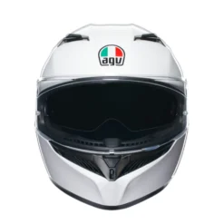 Agv K3 E2206 Mplk Mono Seta Wit 014 Integraalhelm -Motorfietsuitrusting Winkel product foto 2 14 9