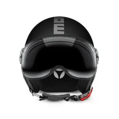 Momodesign Fgtr Classic Momo E2205 Matt Zwart Zilver Jethelm -Motorfietsuitrusting Winkel product foto 2 6 7