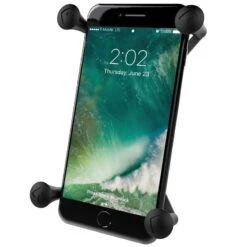 Ram Mounts X-Grip Large Smartphone Cradle + Bal -Motorfietsuitrusting Winkel ram hol un10bu