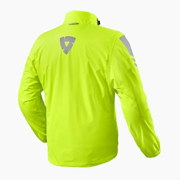 REV'IT! Rain Jacket Cyclone 3 H2O Neon Yellow 1 REV'IT! Rain Jacket Cyclone 3 H2O Neon Yellow