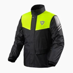 REV'IT! Rain Jacket Nitric 3 H2O Black Neon Yellow