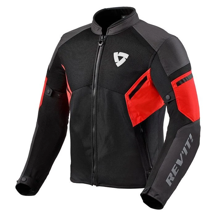 REV'IT! Jacket GT R Air 3 Black Neon Red 1 REV'IT! Jacket GT R Air 3 Black Neon Red