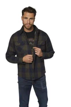 ROKKER Denver Rider Army Green -Motorfietsuitrusting Winkel rokker denver rider army green 5