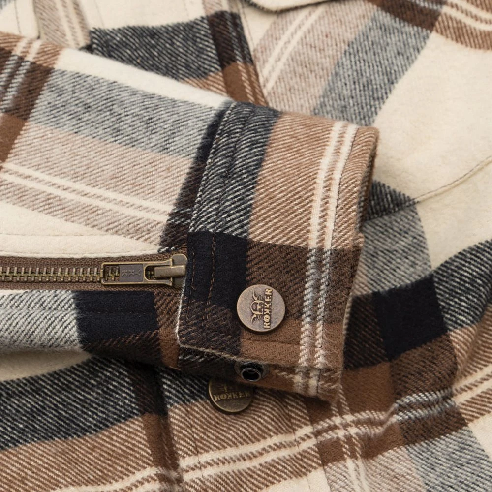 ROKKER Maddison Rider Shirt Lady Brown Offwhite 3 ROKKER Maddison Rider Shirt Lady Brown Offwhite - Afbeelding 3