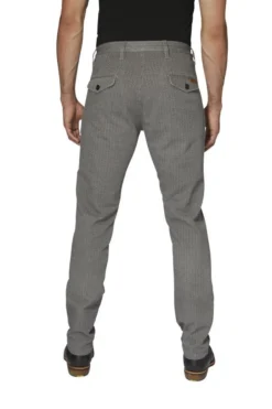ROKKER Tweed Chino Tapered Slim Grey -Motorfietsuitrusting Winkel rokker tweed chino tapered slim grey 3