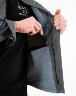 ROKKER Boston Rider Grey -Motorfietsuitrusting Winkel rokker rider shirt 3