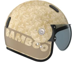 ROOF Bamboo Pure Mat Sand Jet Helm -Motorfietsuitrusting Winkel roof bamboo pure mat sand 1