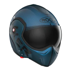 ROOF BoXXer Carbon Mono Blauw Systeemhelm
