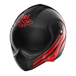 ROOF BoXXer Sting Zwart Rood Systeemhelm