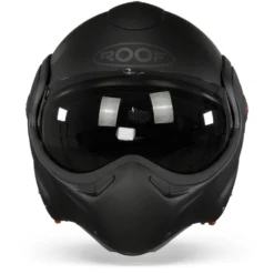 ROOF BoXXer Twin Mat Zwart Graphite Systeemhelm 8 ROOF BoXXer Twin Mat Zwart Graphite Systeemhelm -Motorfietsuitrusting Winkel roof boxxer twin matt black graphite.01