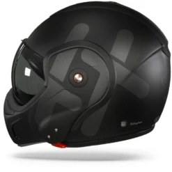 ROOF BoXXer Twin Mat Zwart Graphite Systeemhelm 10 ROOF BoXXer Twin Mat Zwart Graphite Systeemhelm -Motorfietsuitrusting Winkel roof boxxer twin matt black graphite.11