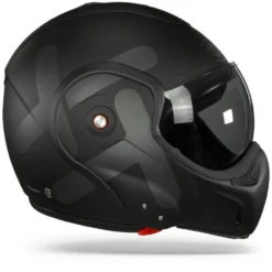 ROOF BoXXer Twin Mat Zwart Graphite Systeemhelm 11 ROOF BoXXer Twin Mat Zwart Graphite Systeemhelm -Motorfietsuitrusting Winkel roof boxxer twin matt black graphite.29