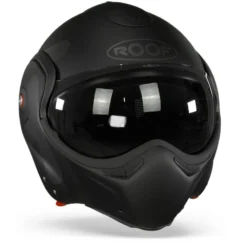 ROOF BoXXer Twin Mat Zwart Graphite Systeemhelm 9 ROOF BoXXer Twin Mat Zwart Graphite Systeemhelm -Motorfietsuitrusting Winkel roof boxxer twin matt black graphite.35