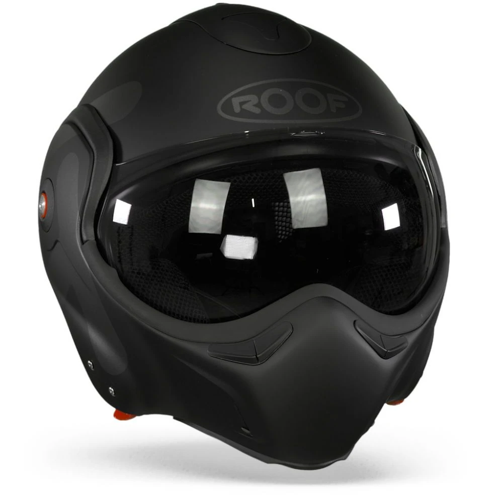 ROOF BoXXer Twin Mat Zwart Graphite Systeemhelm 4 ROOF BoXXer Twin Mat Zwart Graphite Systeemhelm - Afbeelding 4