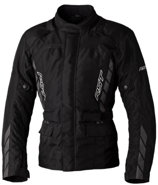 RST Alpha 5 Ce Mens Textile Jacket Black Grey 1 RST Alpha 5 Ce Mens Textile Jacket Black Grey